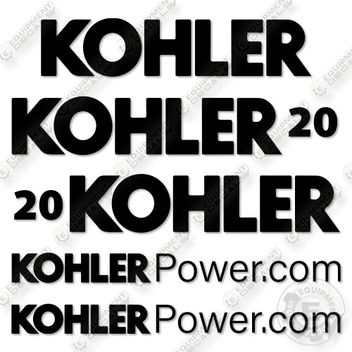 Kohler 20REOZK 20kw Decal Kit Steam Generator- Aftermarket Kit