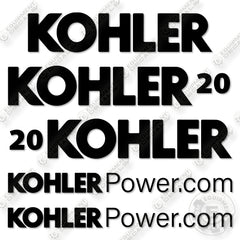 Kohler 20REOZK 20kw Decal Kit Steam Generator- Aftermarket Kit