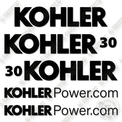 Kohler 30REOZK 30kw Decal Kit Steam Generator- Aftermarket Kit