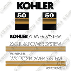 Fits Kohler Power System 50 Decal Kit Generator