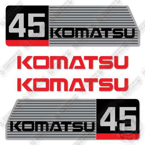 Komatsu FG45ST-6 Decal Kit Forklift- Aftermarket Kit - NOT GENUINE OEM