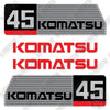 Image of Komatsu FG45ST-6 Decal Kit Forklift- Aftermarket Kit - NOT GENUINE OEM