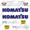 Image of Komatsu PC300HD-5 Decal Kit Excavator- Aftermarket Kit