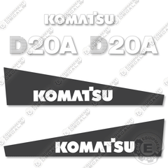 Fits Komatsu D20A-7 Decal Kit Dozer