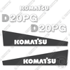 Image of Fits Komatsu D20PG-7 Decal Kit Dozer
