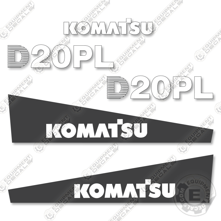 Fits Komatsu D20PL-7 Decal Kit Dozer