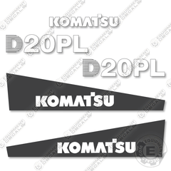 Fits Komatsu D20PL-7 Decal Kit Dozer