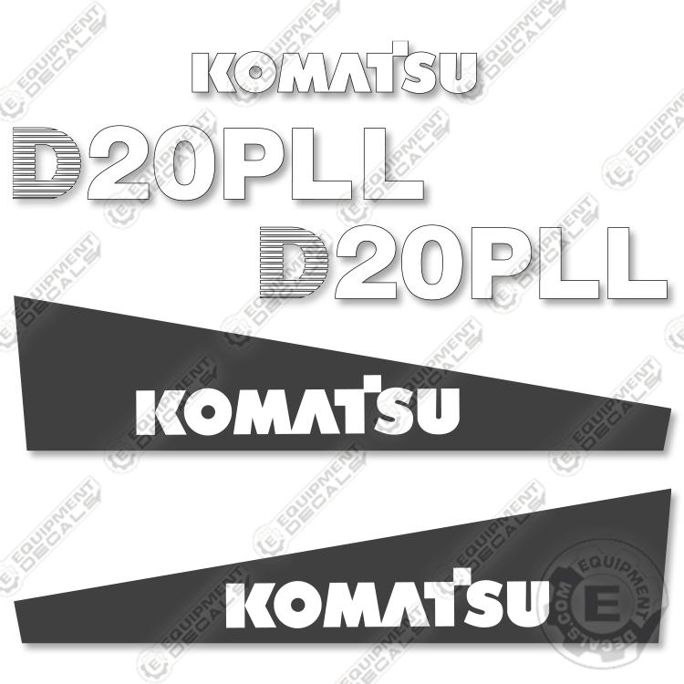 Fits Komatsu D20PLL-7 Decal Kit Dozer