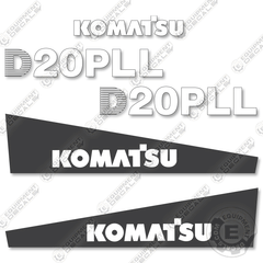 Fits Komatsu D20PLL-7 Decal Kit Dozer