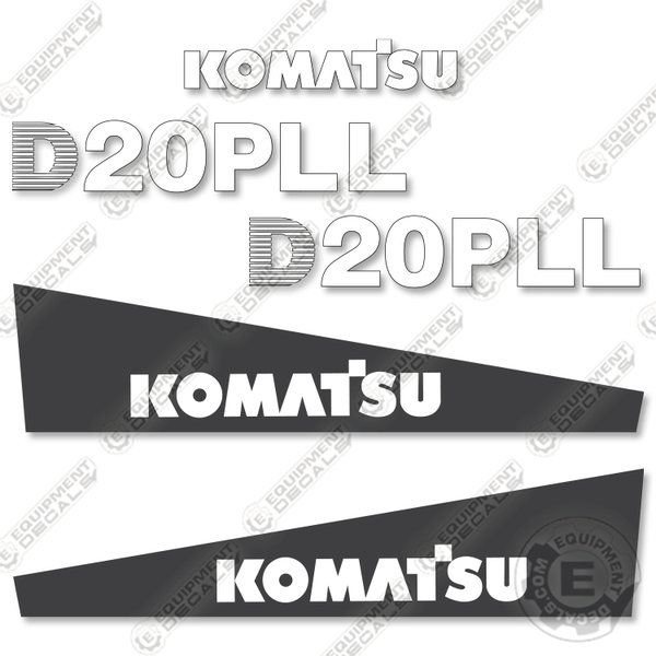 Fits Komatsu D20PLL-7 Decal Kit Dozer – Equipment Decals