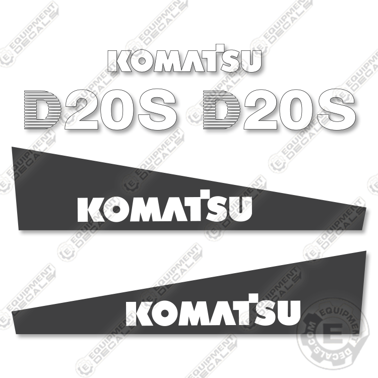 Fits Komatsu D20s-7 Decal Kit Dozer