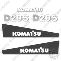 Fits Komatsu D20s-7 Decal Kit Dozer