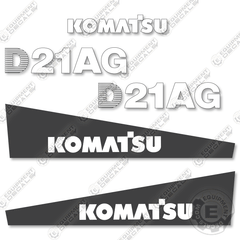 Fits Komatsu D21AG-7 Decal Kit Dozer