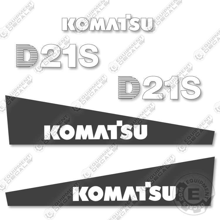 Fits Komatsu D21S-7 Decal Kit Dozer