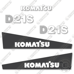 Fits Komatsu D21S-7 Decal Kit Dozer