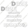 Image of Fits Komatsu D32P-1 Decal Kit Dozer