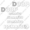 Image of Fits Komatsu D38P-1 Decal Kit Dozer