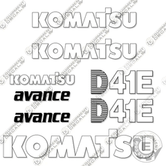 Fits Komatsu D41E Decal Kit Dozer