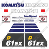 Image of Fits Komatsu D61EX-24 Decal Kit Dozer
