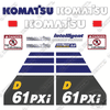 Image of Fits Komatsu D61PXI-24 Decal Kit Dozer