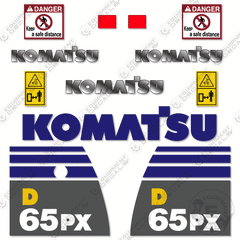 Fits Komatsu D65PX-16 Decal Kit Dozer