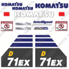 Image of Fits Komatsu D71EX-24 Decal Kit Dozer