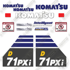 Fits Komatsu D71PXi-24 Decal Kit Dozer