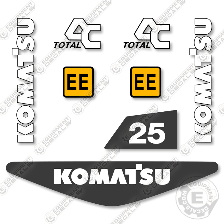 Fits Komatsu FB25SHEU-6 Decal Kit Forklift