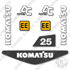 Fits Komatsu FB25SHEU-6 Decal Kit Forklift