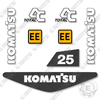 Image of Fits Komatsu FB25SHEU-6 Decal Kit Forklift