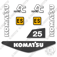 Fits Komatsu FB25SHU-6 Decal Kit Forklift