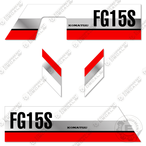 Fits Komatsu FG15S Decal Kit Forklift