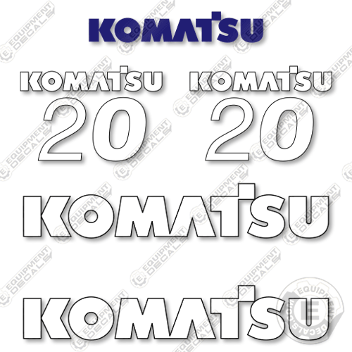 Fits Komatsu FG20HST-16 Decal Kit Forklift