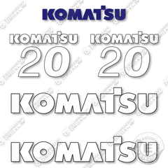 Fits Komatsu FG20HST-16 Decal Kit Forklift