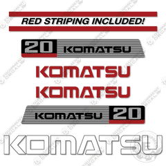 Fits Komatsu FG20T-11 Decal Kit Forklift