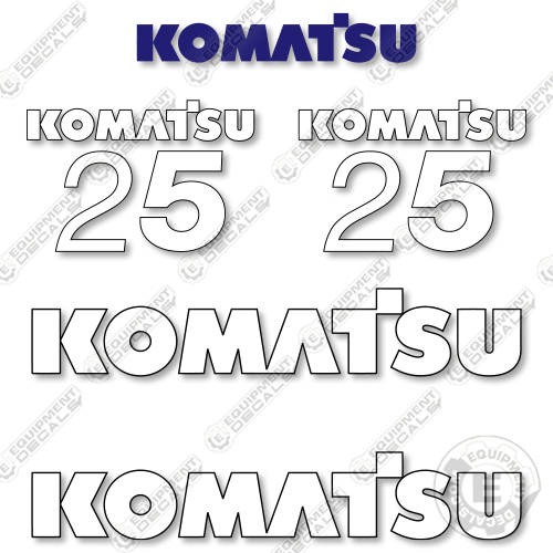Fits Komatsu FG25HST-16 Decal Kit Forklift