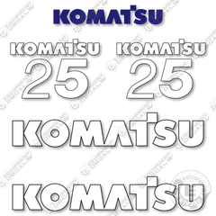 Fits Komatsu FG25HST-16 Decal Kit Forklift