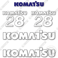 Fits Komatsu FG28HST-16 Decal Kit Forklift