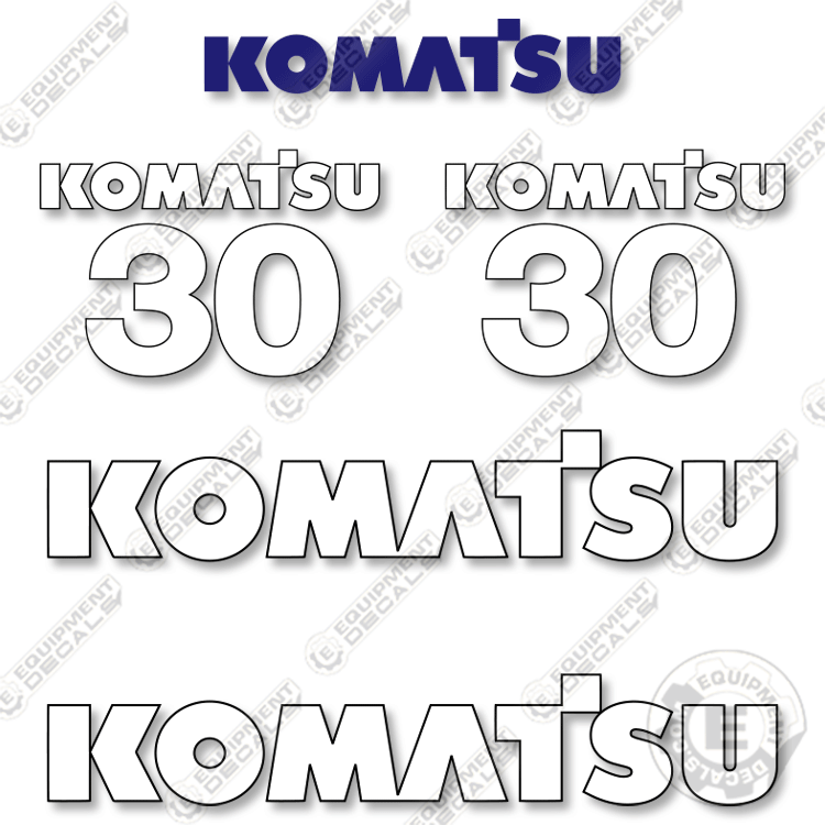 Fits Komatsu FG30HST-16 Decal Kit Forklift