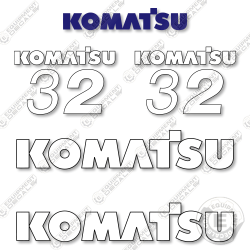 Fits Komatsu FG32HST-16 Decal Kit Forklift