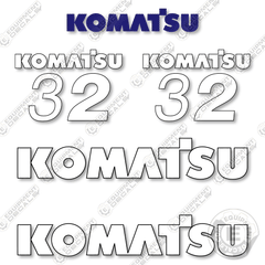Fits Komatsu FG32HST-16 Decal Kit Forklift