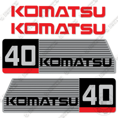 Fits Komatsu FG40ZT-6 Decal Kit Forklift