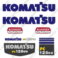 Fits Komatsu PC128UU-2EO Decal Kit Excavator