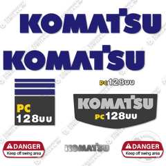Fits Komatsu PC128UU-2 Decal Kit Excavator