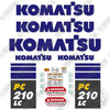 Image of Fits Komatsu PC210LC-10 Decal Kit Excavator
