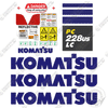 Image of Fits Komatsu PC228US-11 Decal Kit Excavator
