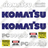 Image of Komatsu PC300LC-5 Decal Kit Crawler Excavator- Aftermarket Kit