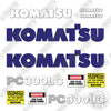 Image of Komatsu PC300LC-5K Decal Kit Excavator- Aftermarket Kit