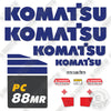Image of Komatsu PC88MR-11 Decal Kit Excavator- Aftermarket Kit