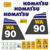 Image of Fits Komatsu WA90-5 Decal Kit Wheel Loader